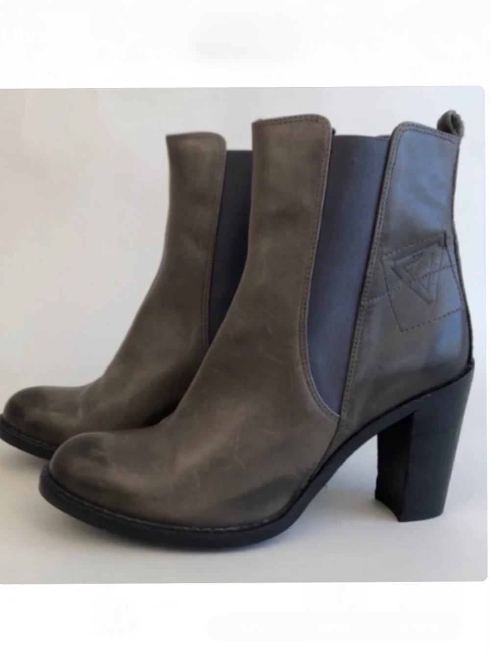 G-Star RAW Chelsea Rigger Heeled Chelsea Boot, Size EU 40, US 9